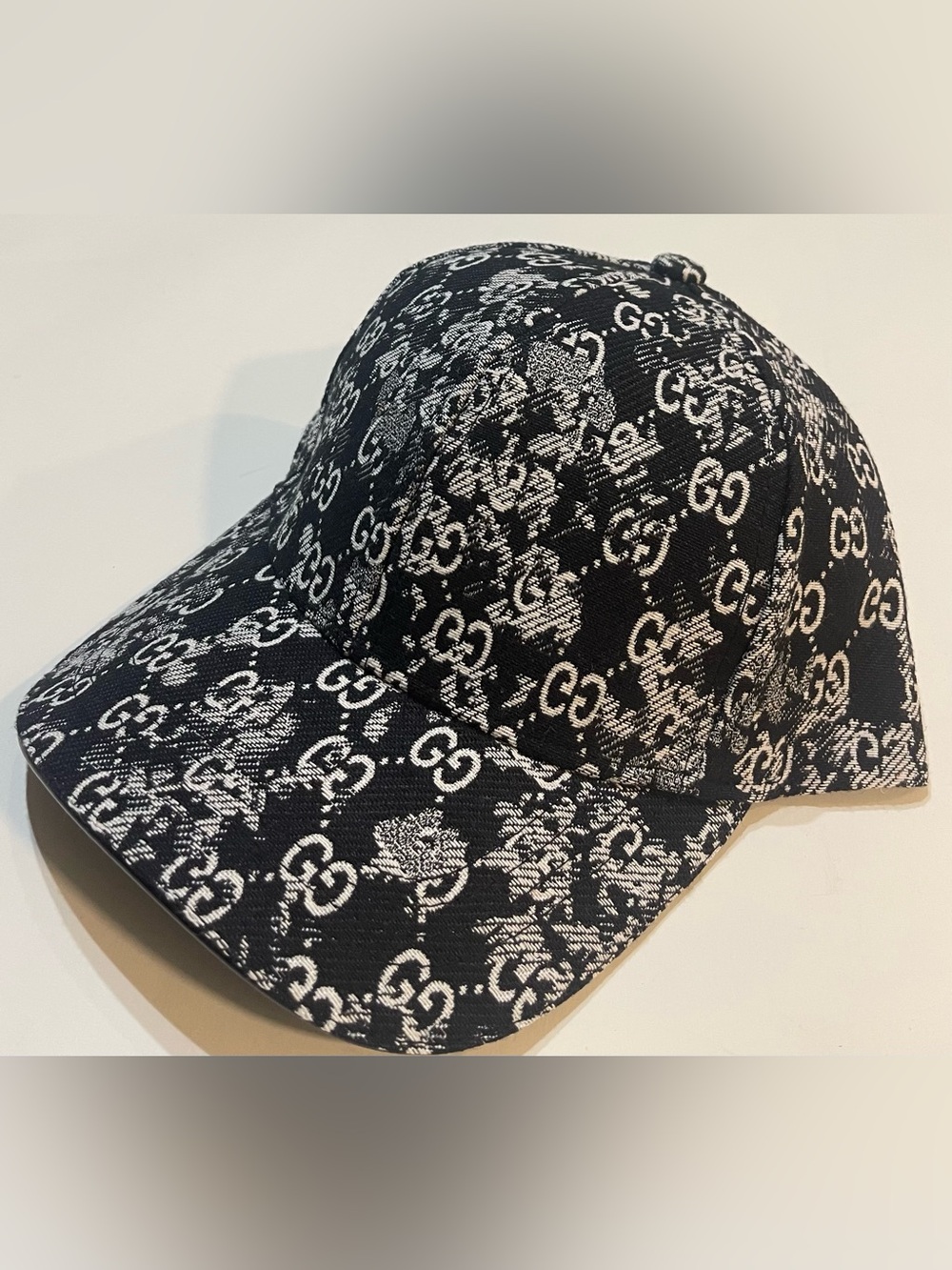 Black Gucci GG Hat